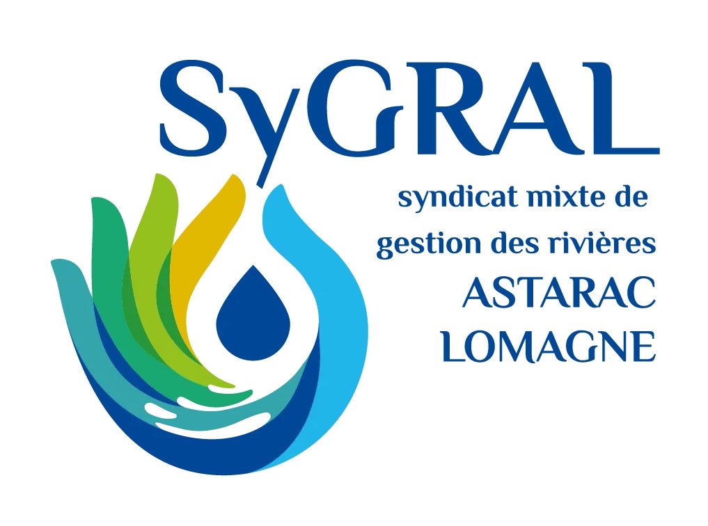 Logo du Syndicat mixte de Gestion des Rivières Astarac Lomagne